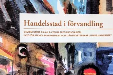 The cover of the book "Handelsstad i förvandling"