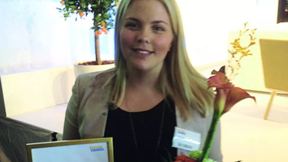 Sara Telemo vinner Ordförandepriset 2015: Birgitta Olsson
