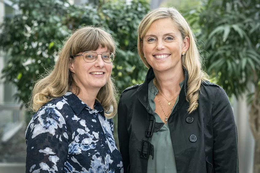 Veronica Åberg och Annika Permevik.